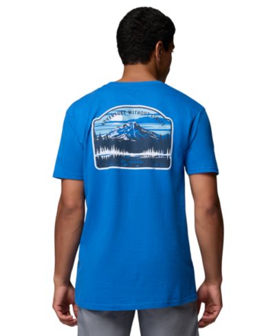 Columbia Men's Mountain Stream Graphic Print Cotton T-Shirt