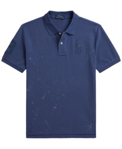 Polo Ralph Lauren Детская рубашка Polo Mesh Big Pony Paint-Print