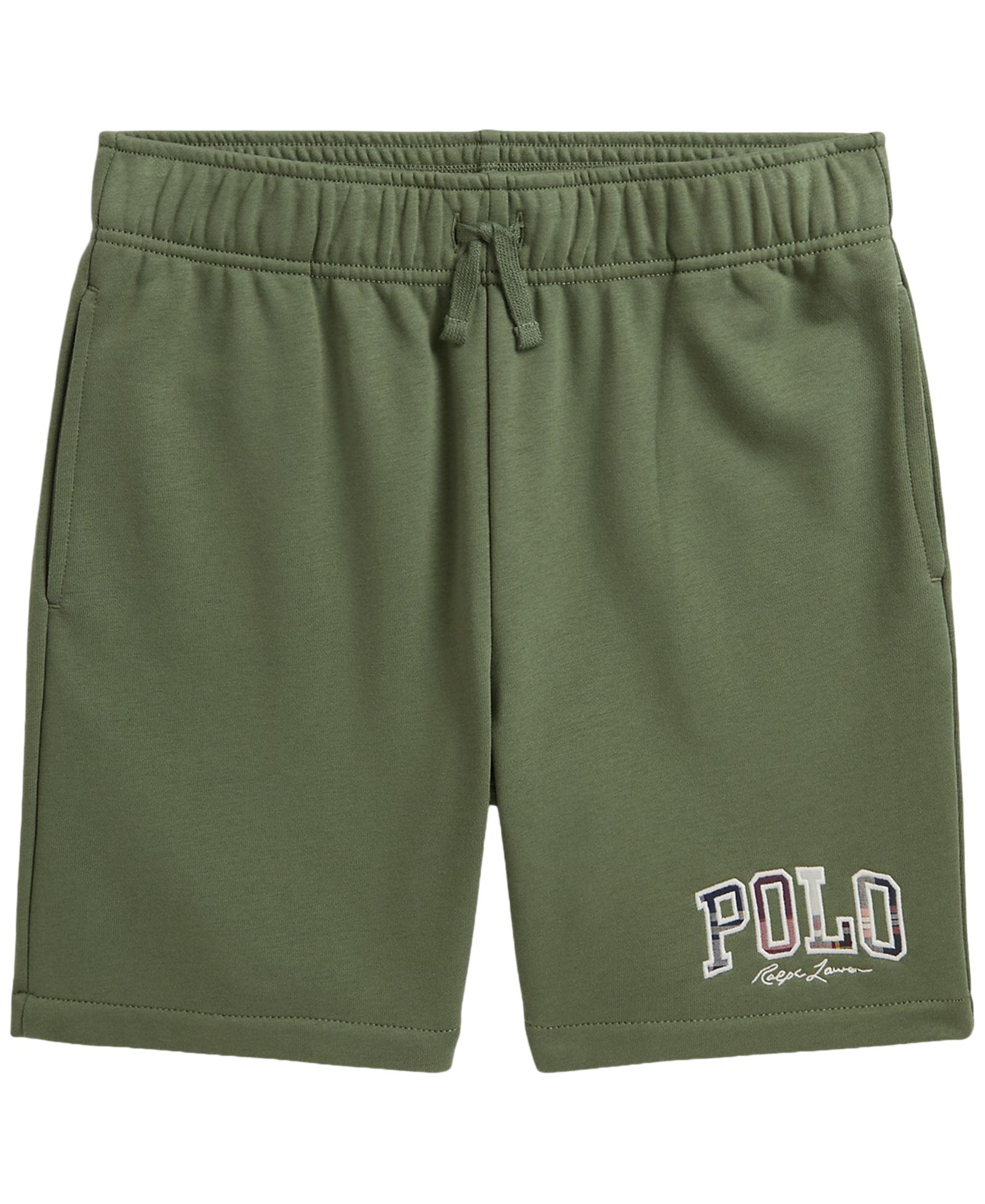 Polo Ralph Lauren Boys' 8-20 Madras-Logo French Terry Shorts