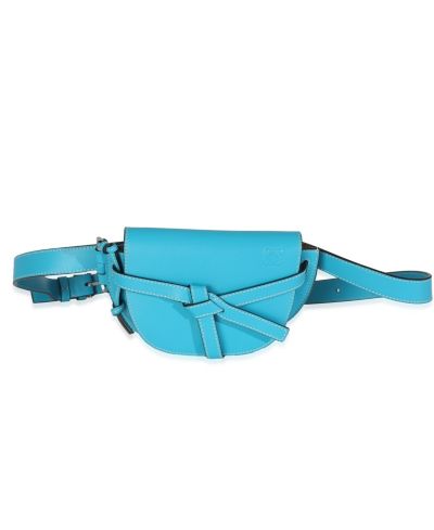 Б/у сумка Loewe Blue Calfskin Mini Gate Belt Bag