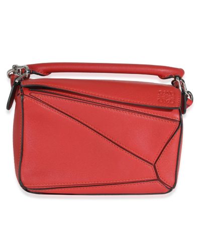 Мини-сумка Loewe Scarlet Calfskin Mini Puzzle