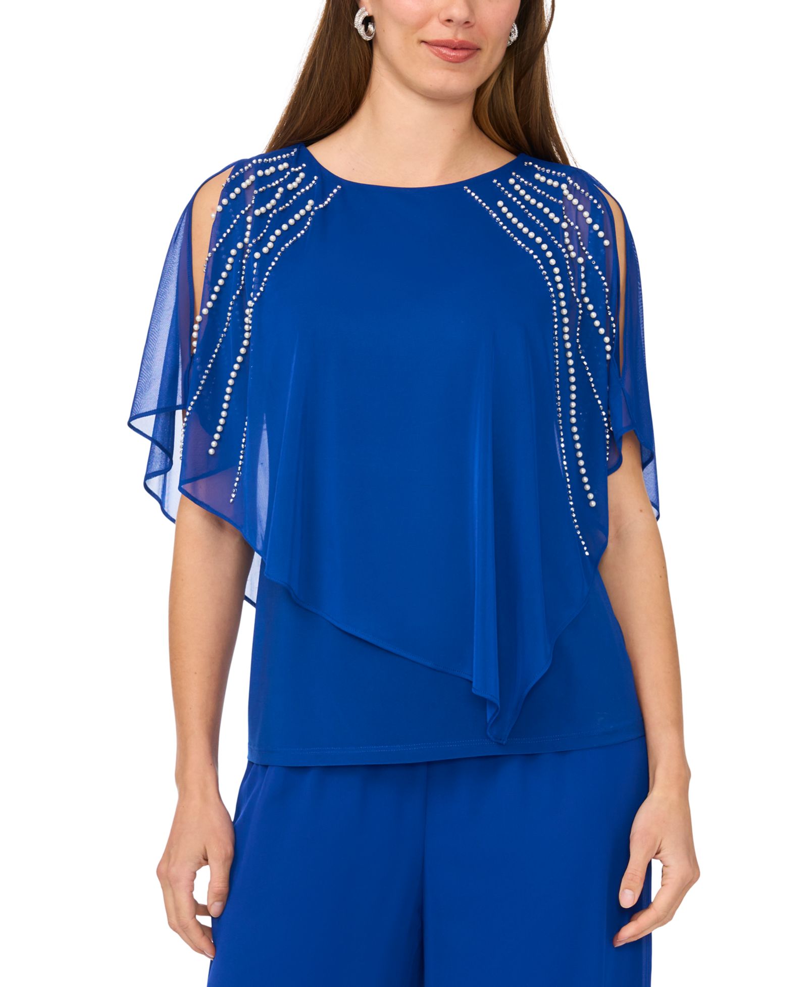 MSK Women's Crewneck Short-Sleeve Top