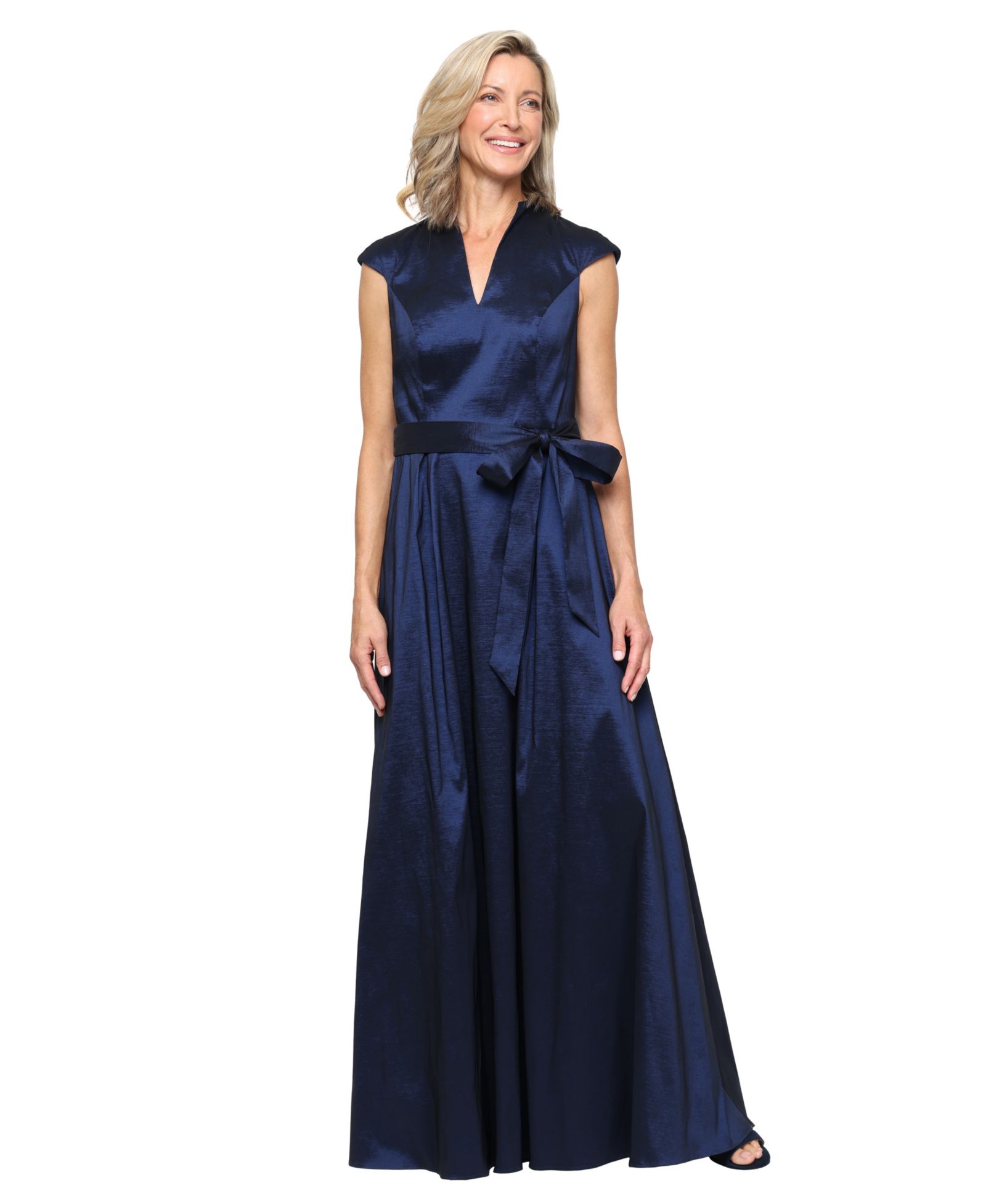 Alex Evenings Женское вечернее платье Alex Evenings Stretch Taffeta V-Neck Ball Gown
