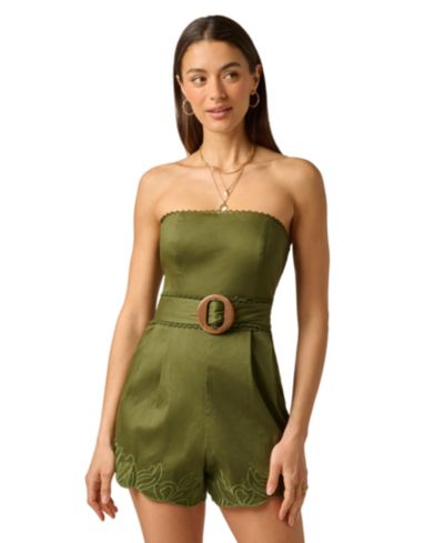 Женский ромпер Adrianna Strapless Scallop-Trim