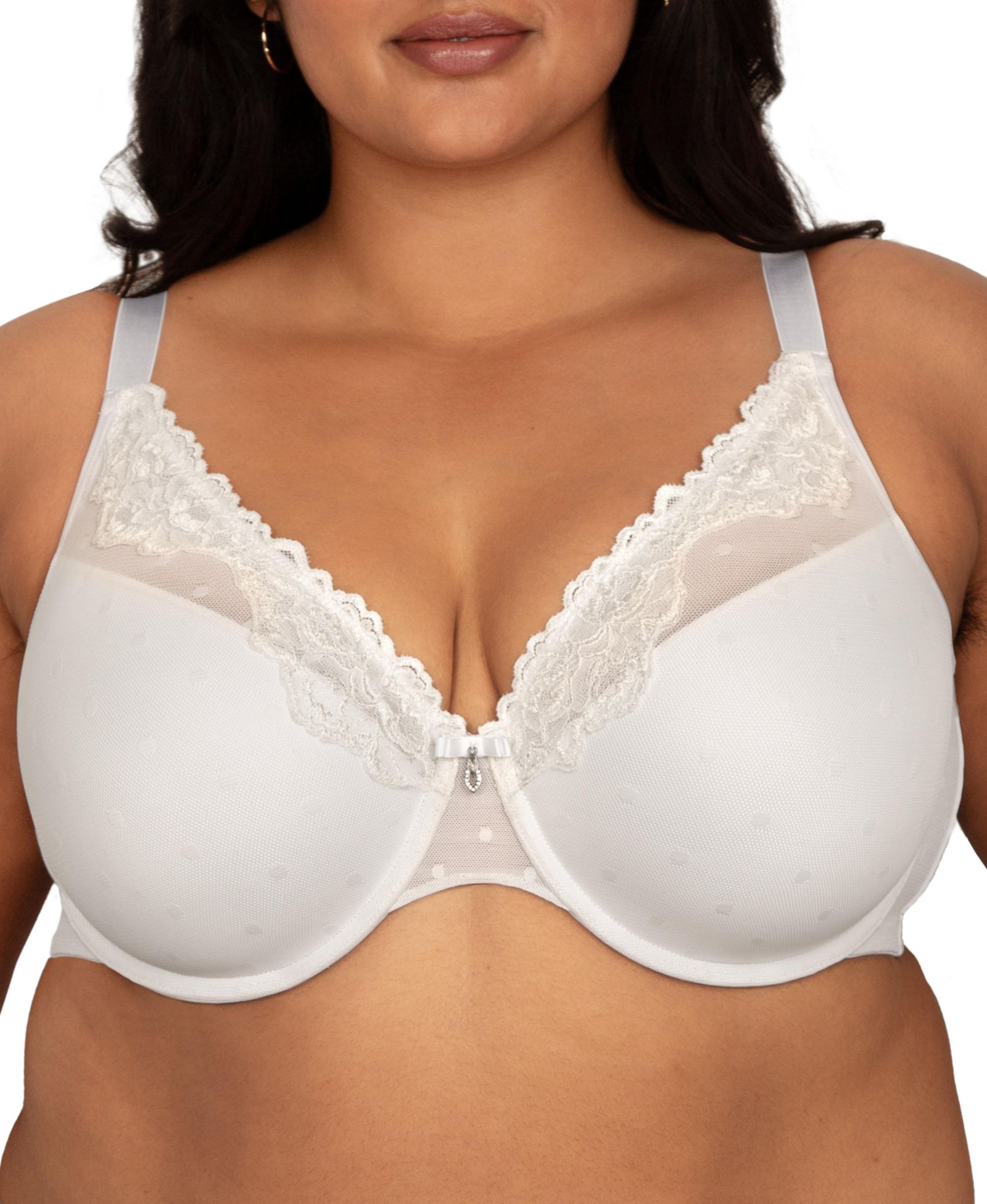 Curvy Couture Sheer Whisper Plunge T-Shirt Bra