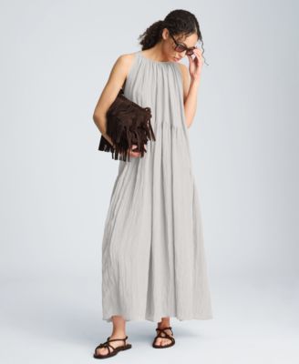 Kenneth Cole Women's Halter Neck Tiered Maxi Dress