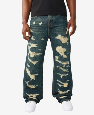 Джинсы True Religion Men's Regular-Fit Vinny Ultra Baggy Destroyed