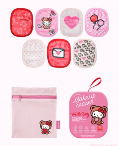MakeUp Eraser Набор многоразовых салфеток для снятия макияжа Hello Kitty