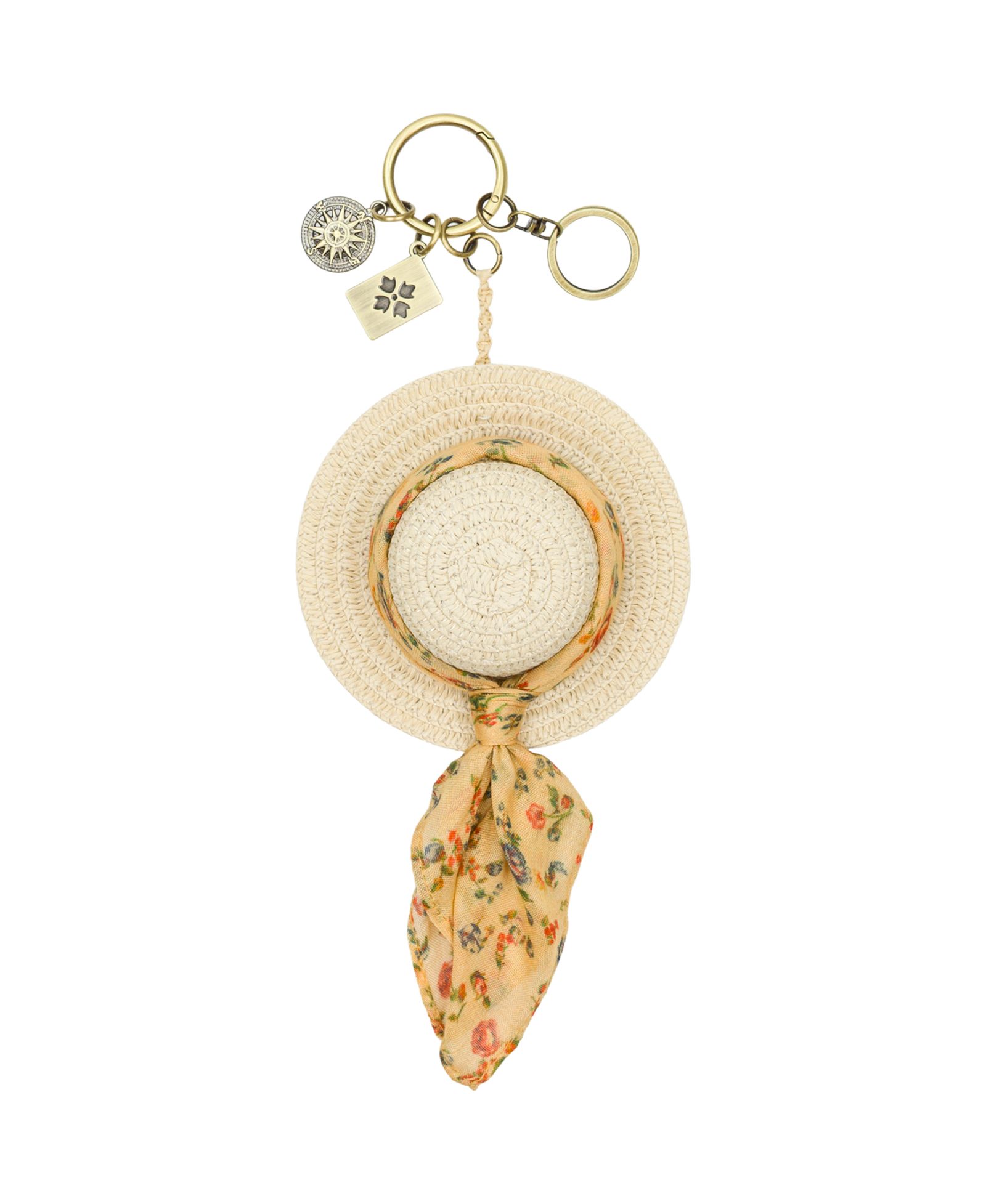 Patricia Nash Sun Hat Mini Straw Handbag Charm
