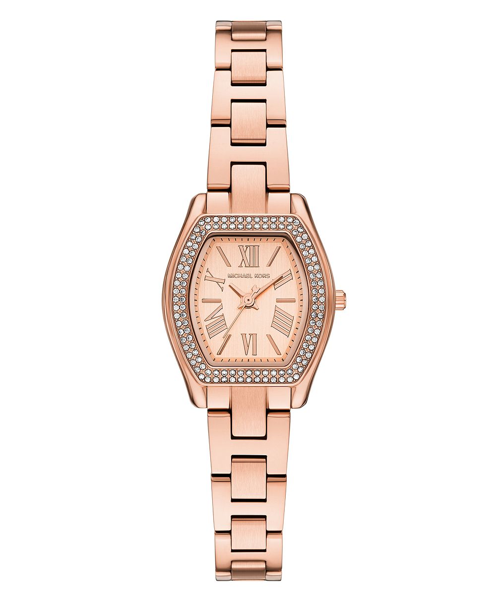 MICHAEL Michael Kors Women's Chelsea Three-Hand Rose Gold-Tone Stainless Steel Watch 25mm
