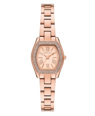 MICHAEL Michael Kors Women's Chelsea Three-Hand Rose Gold-Tone Stainless Steel Watch 25mm