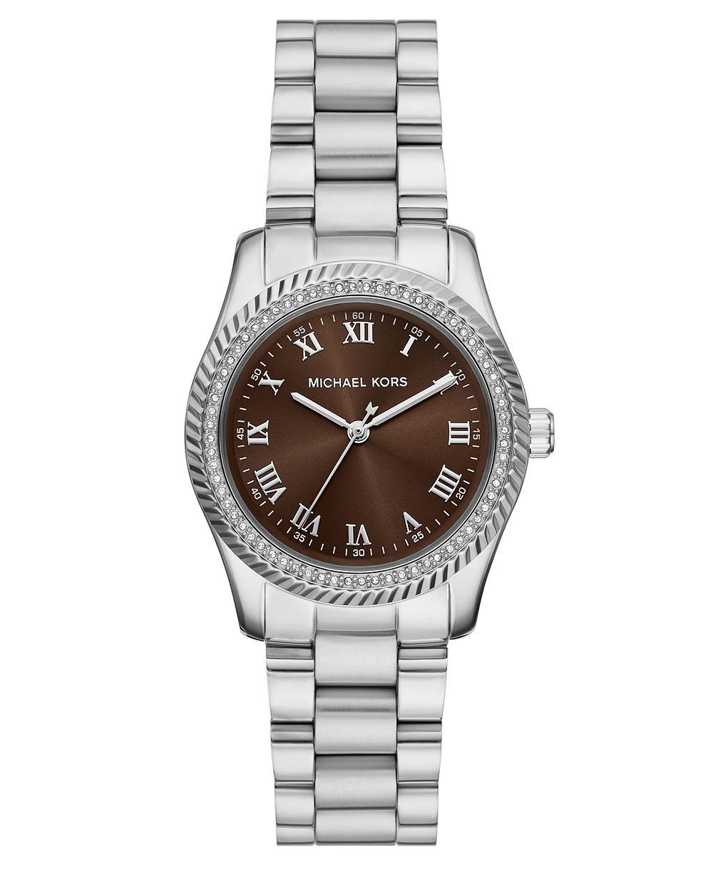 Женские часы MICHAEL Michael Kors Lexington Three-Hand Stainless Steel 33mm