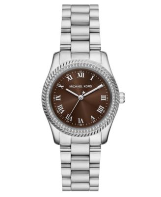 Женские часы MICHAEL Michael Kors Lexington Three-Hand Stainless Steel 33mm