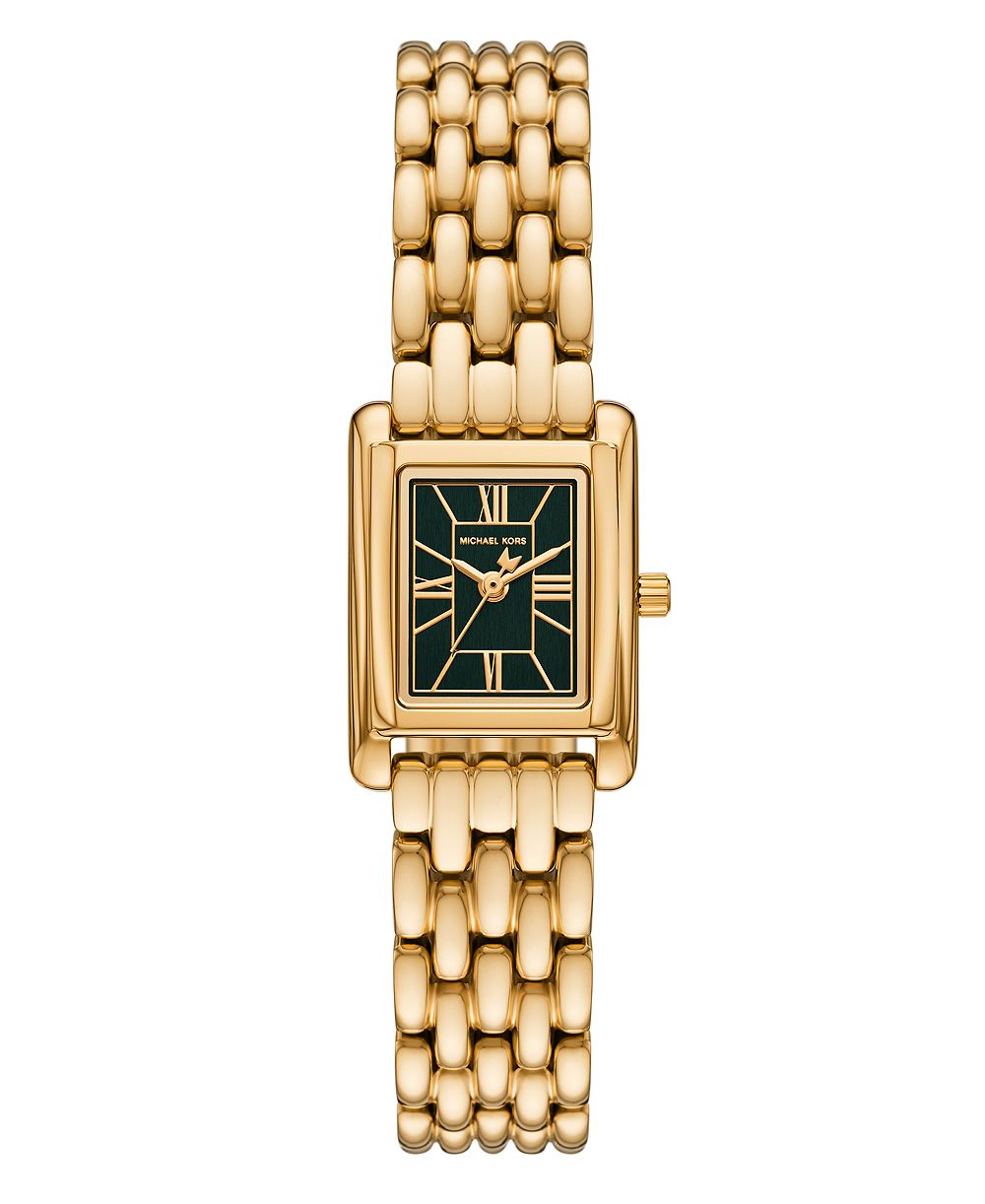 MICHAEL Michael Kors Women's Essex Three-Hand Gold-Tone Stainless Steel Watch 20mm