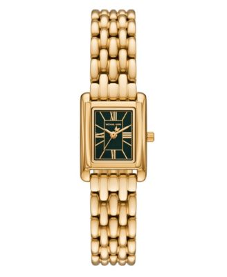 MICHAEL Michael Kors Women's Essex Three-Hand Gold-Tone Stainless Steel Watch 20mm