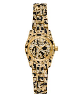 Часы Michael Kors Women's Lexington Three-Hand Animal Print Stainless Steel 26mm