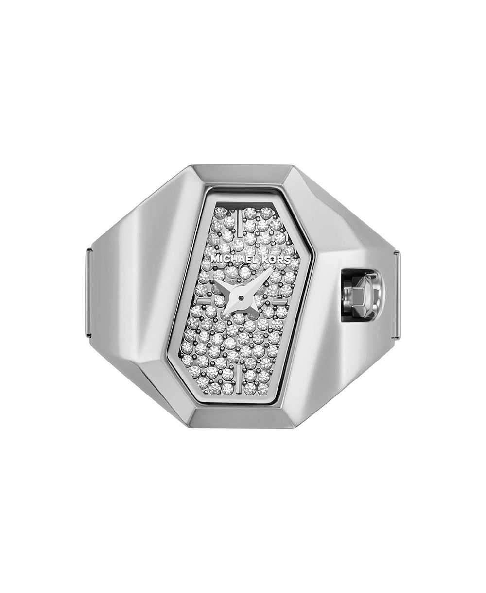 MICHAEL Michael Kors Women's Suri Two-Hand Stainless Steel Ring Watch 19mm
