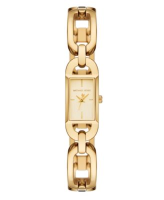 MICHAEL Michael Kors Women's MK Empire Three-Hand Gold-Tone Stainless Steel Watch 21mm