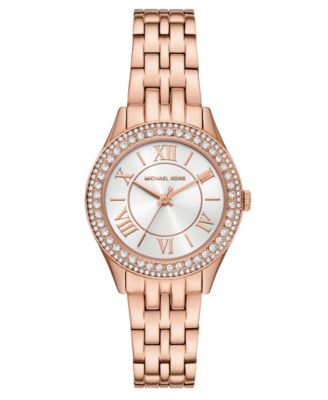 MICHAEL Michael Kors Women's Harlowe часы из нержавеющей стали Rose Gold-Tone 33mm