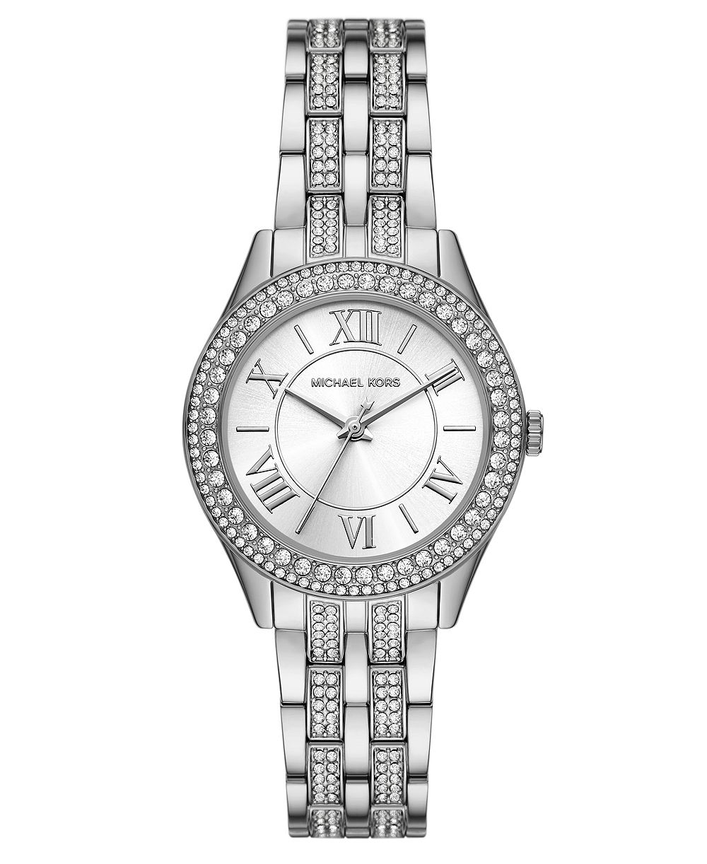 MICHAEL Michael Kors Women's Harlowe Three-Hand Stainless Steel Watch 33mm