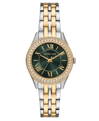 MICHAEL Michael Kors Women's Harlowe Three-Hand Two-Tone Stainless Steel Watch 33mm