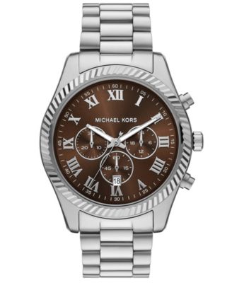 Мужские часы MICHAEL Michael Kors Lexington Chronograph Stainless Steel 44mm
