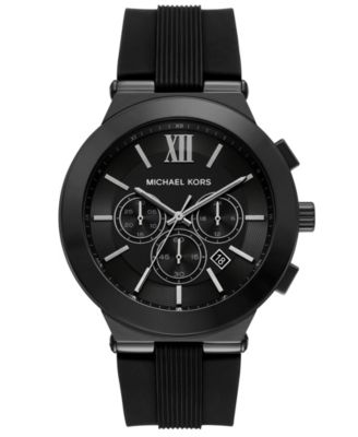 Мужские часы MICHAEL Michael Kors Billie Chronograph Black Silicone 46mm