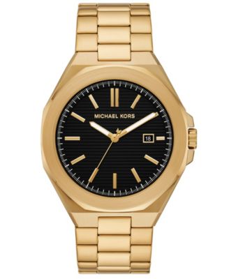 Мужские часы MICHAEL Michael Kors Callum Three-Hand Date, золотистый цвет, нержавеющая сталь, 44mm