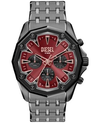 Diesel Men's Stinger Quartz Chronograph Gunmetal Stainless Steel Watch 46mm