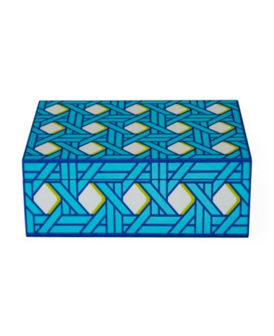 Jonathan Adler Basketweave Lacquer 10" Medium Box