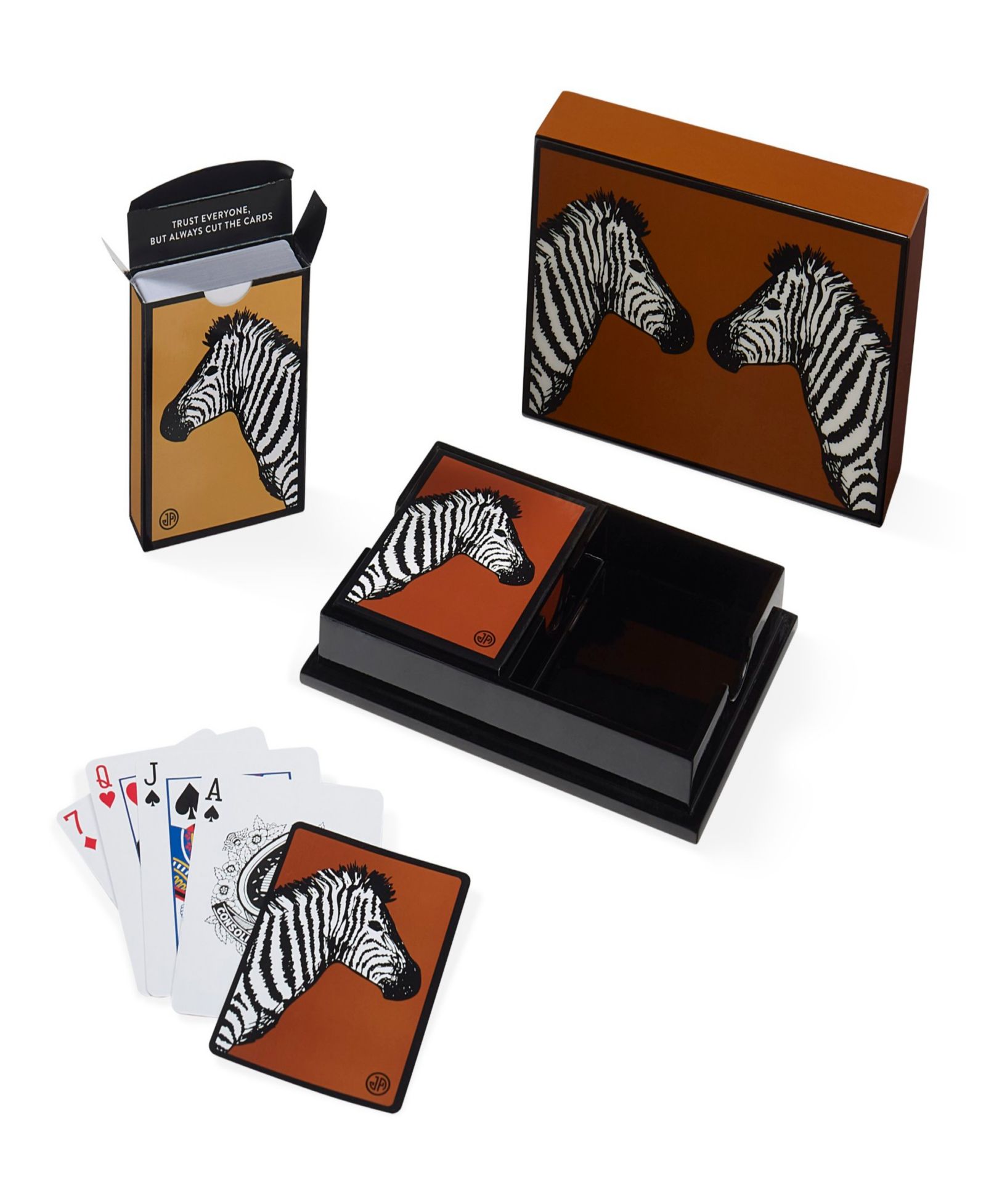 Jonathan Adler набор визитных карточек Zebras Lacquer