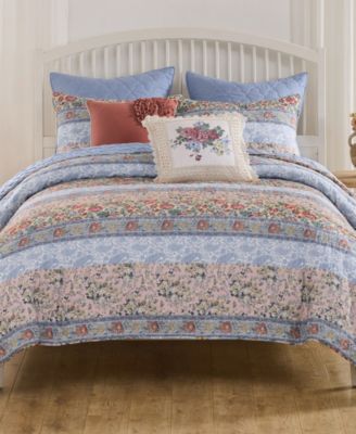 Greenland Home Fashions Комплект покрывала Kressida Modern Floral, 2 предмета, Twin/Twin XL