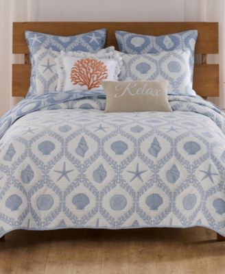 Greenland Home Fashions двусторонний комплект покрывал Laguna, 2 шт., размер Twin/Twin XL