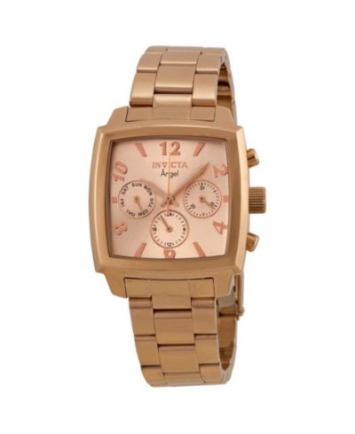 Invicta Women's 12102 Angel Quartz Rose Gold Dial Watch