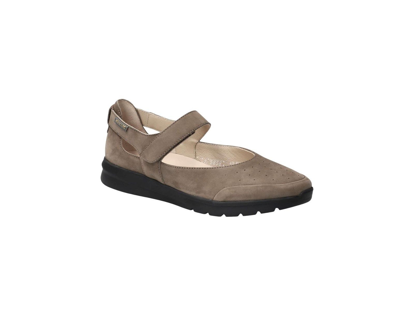 MEPHISTO Marsia кожаные балетки-мюли из нубука, Walnut