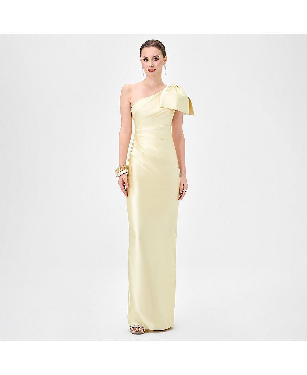 Женское вечернее платье BARIANO Aramy One Shoulder Bow Gown