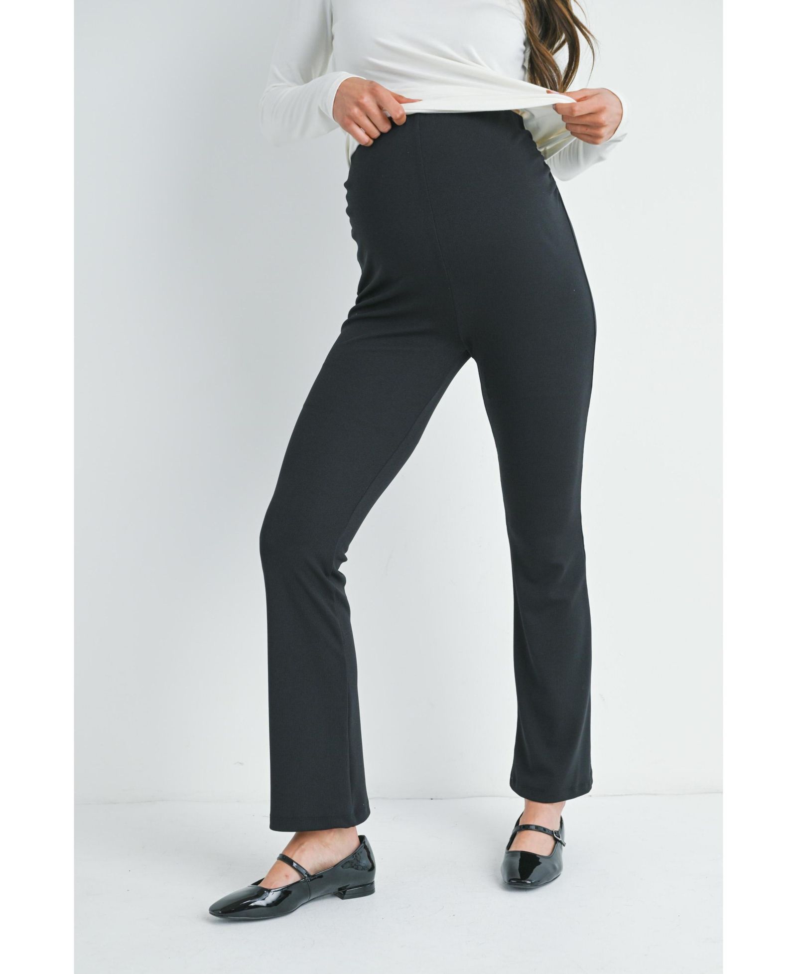 Hello Miz Брюки Maternity Over-the-Belly Bootcut Pull-On