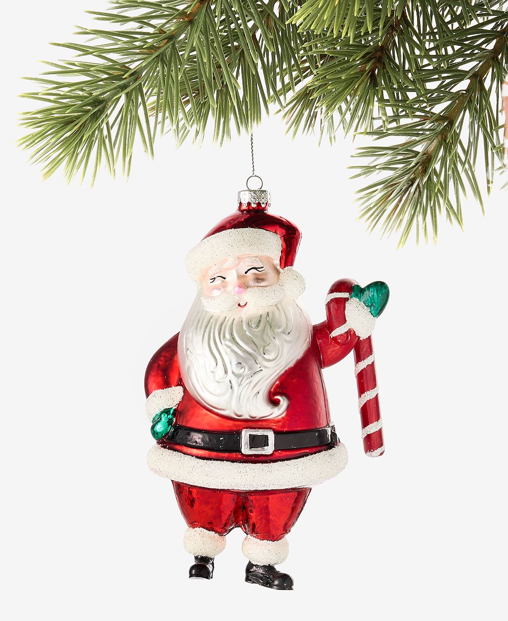 Holiday Lane Christmas Cheer Санта украшение, эксклюзив Macy's