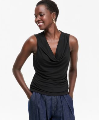Женский топ I.N.C. International Concepts Sleeveless Cowl Neck Tank