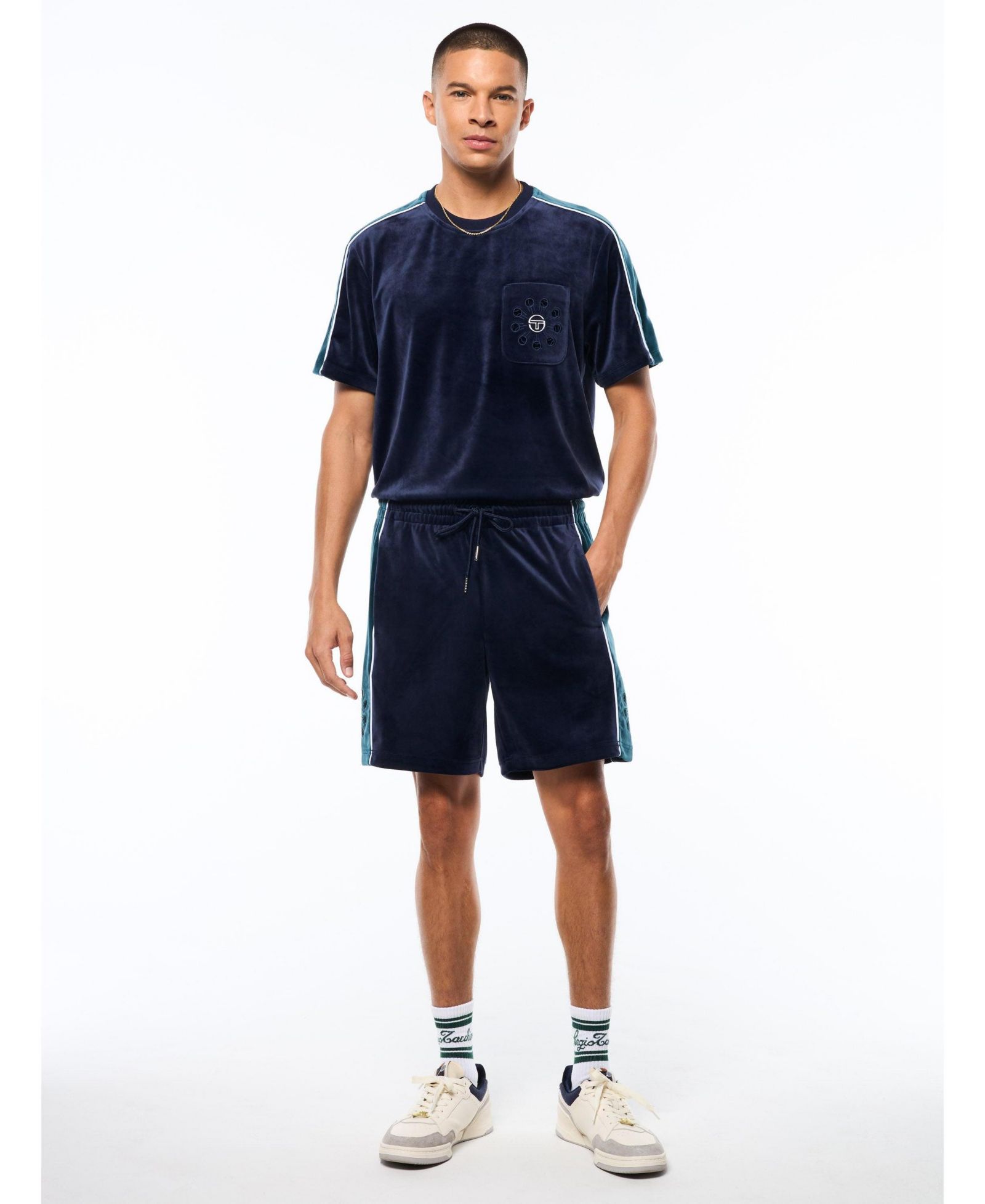 Мужские шорты Sergio Tacchini Cresta Velour