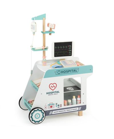 Slickblue Doctor Wooden Cart Playset, 1-Piece, Ages 3+