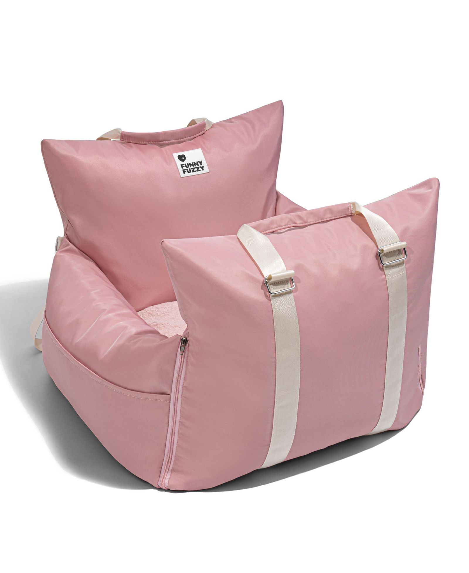 FunnyFuzzy First Class Waterproof Dog Car Single-Seat Bed
