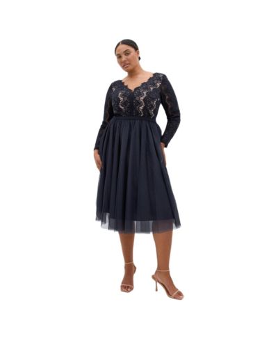 CITY CHIC Women's Rare Beauty Midi Dress