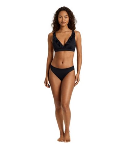 Lauren Ralph Lauren женский купальник-топ с воланнами Plumeria Ruffle Underwire Bralette