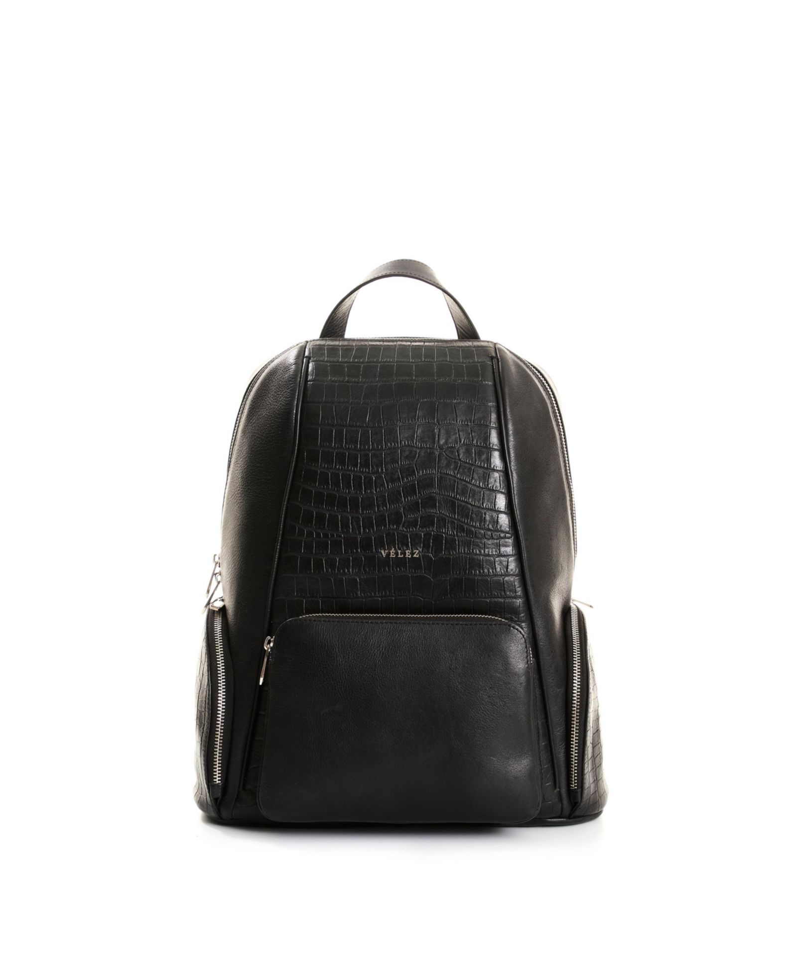 Velez Georgia Embossed Leather Backpack