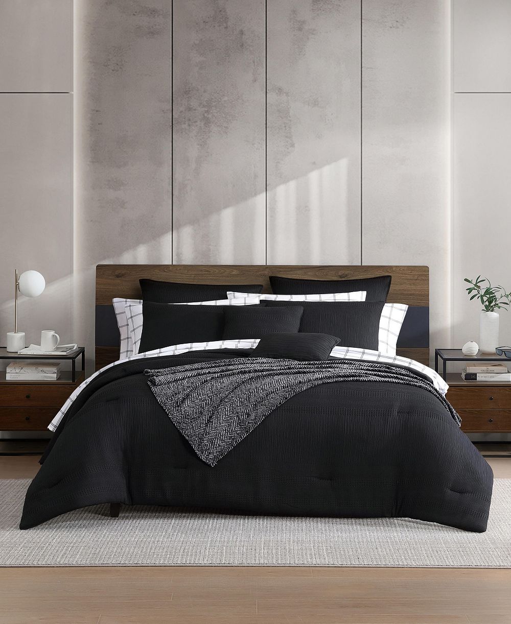 Kenneth Cole New York набор вафельного покрывала из 14 предметов, Queen
