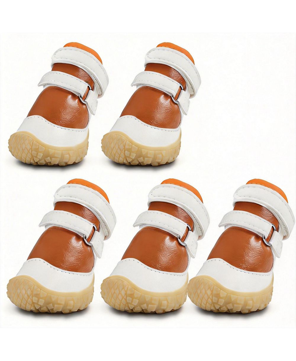 ARONKL Anti-Slip Breathable Dog Boots for Paw Protection, Outdoor Use, Reflective Straps