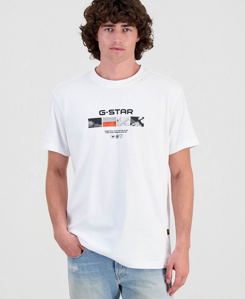 Мужская футболка G-Star Raw с принтом