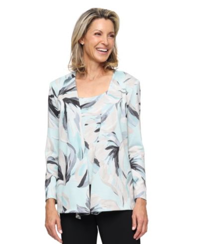Alex Evenings Women's Scoop Neck Tank Top & Jacket, 2-Piece Set