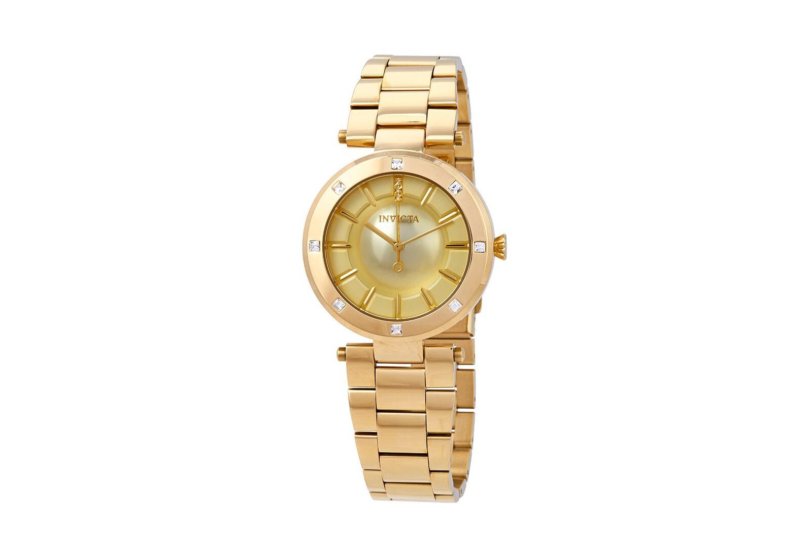Часы Invicta Women's 23728 Angel Quartz Gold Dial